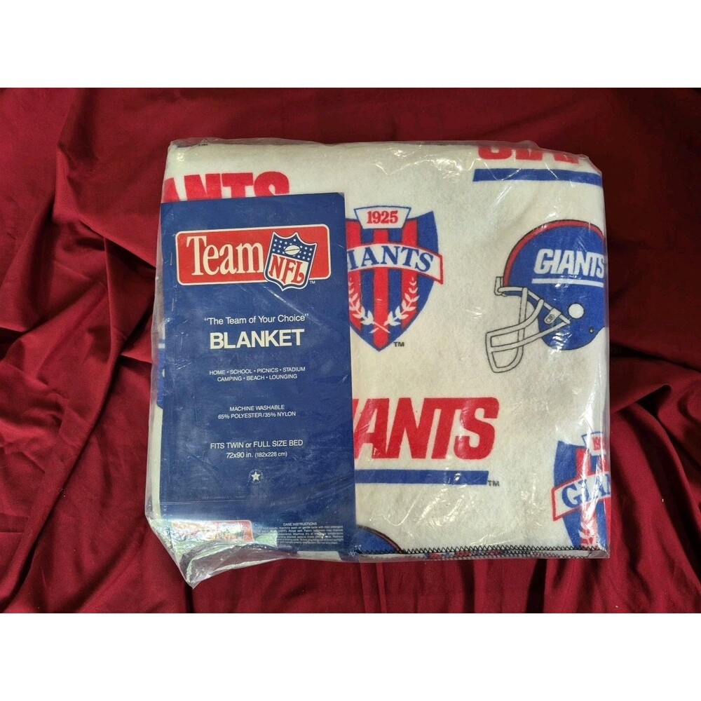 New Vintage Team NFL New York Giants Full Size Blanket